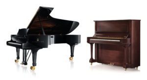 Photo: © Copyright Steinway & Sons Two pianos; Grand and Upright