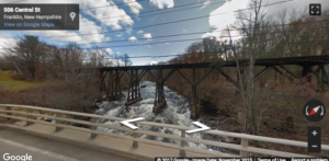 Google Map of Winnipesaukee River Bridge