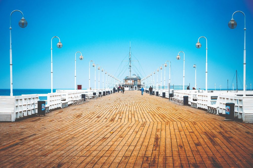 Seaside boardwalk